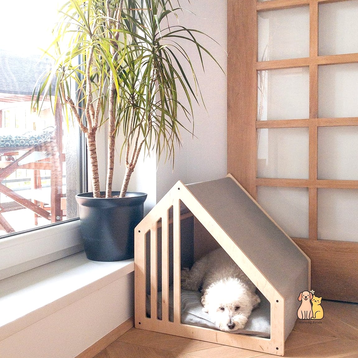 20 Stunning Dog Houses For Multiple Dogs Guaranteed to Make You Smile 19 The Minimalist Scandinavian House