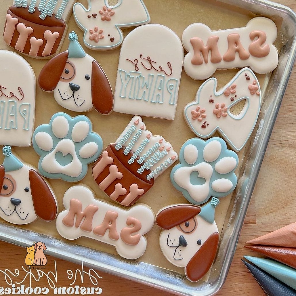 25 Amazing Dog Themed Cookies That Prove Pets Are the Best 22 Mixed Dog Theme Cookie Sets
