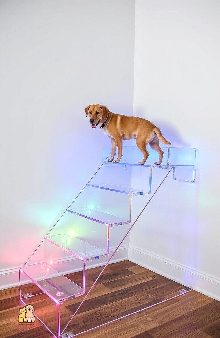 The Modern Acrylic Floating Stairs