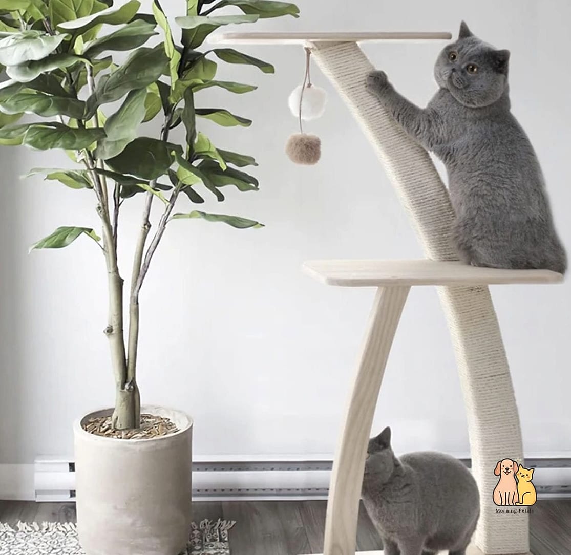 35 Precious Cool Cat Trees That Prove Pets Are the Best 3 The Modern Minimalist Perch