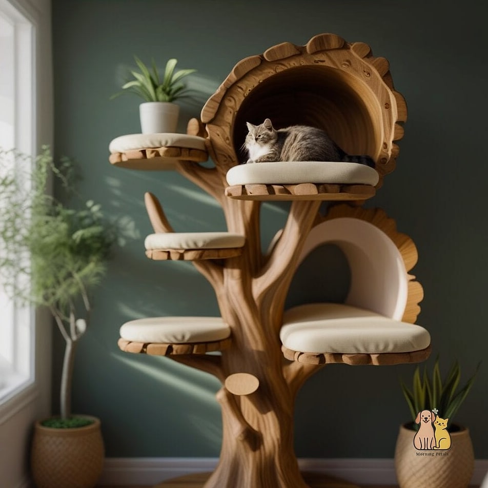 The Modern Wood and Sisal Tower