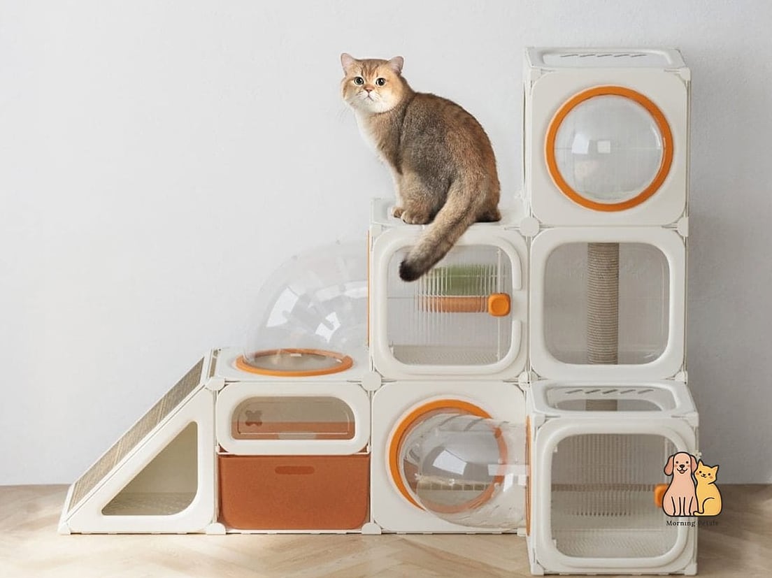 20 Clever Outdoor Cat House Ideas on a Budget 21 Modular Milk Crate Shelter