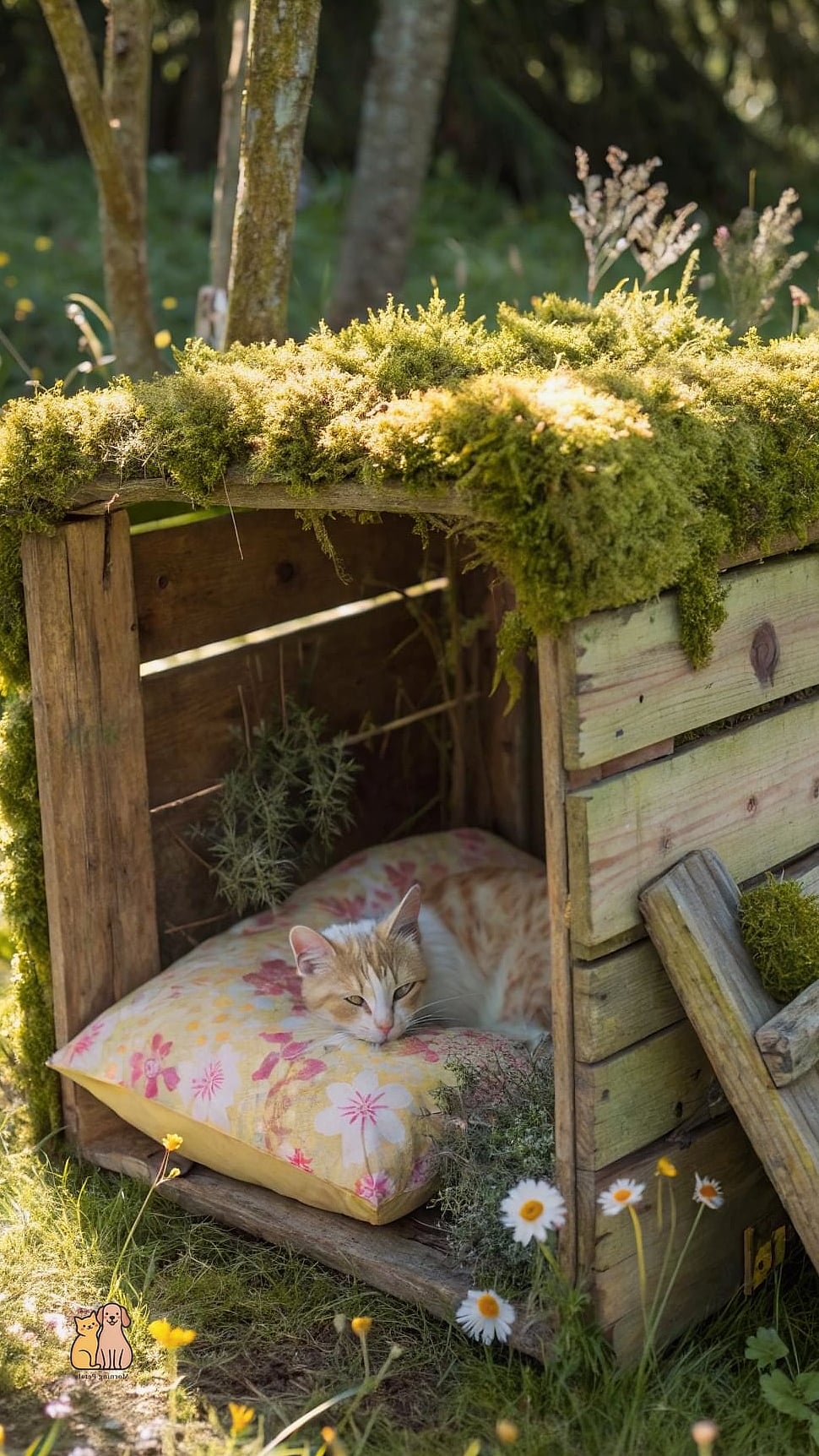 The Mossy Log Cabin Bed