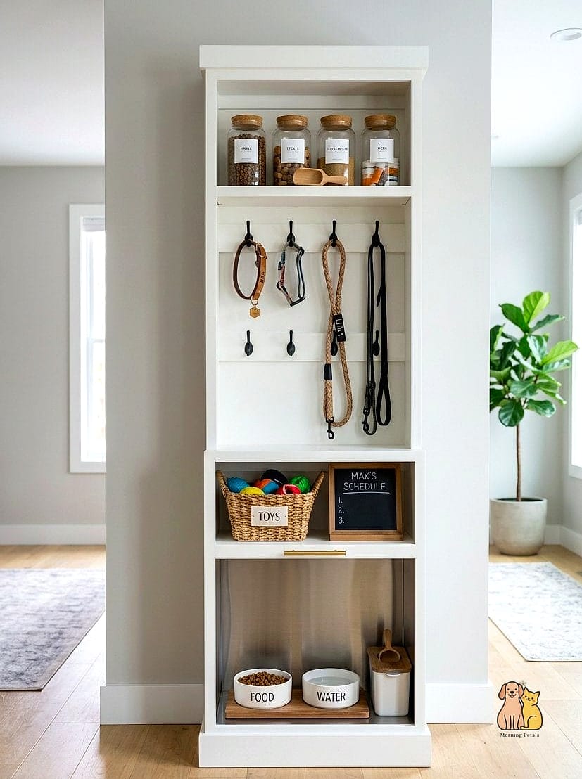 50 Budget-friendly Cat Food Station Ideas Your Pet Will Beg For More 8 The Mudroom Feeding Corner