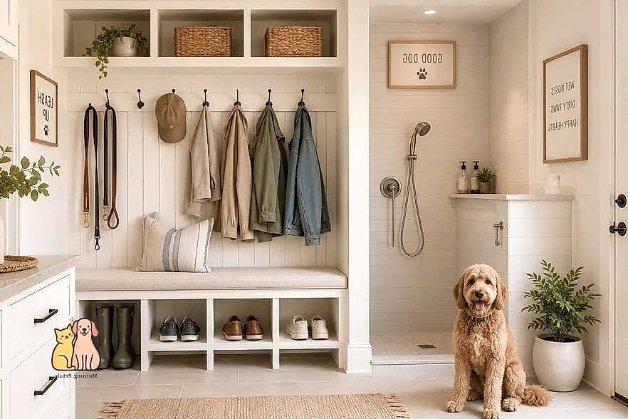 The Mudroom Leash Cubby