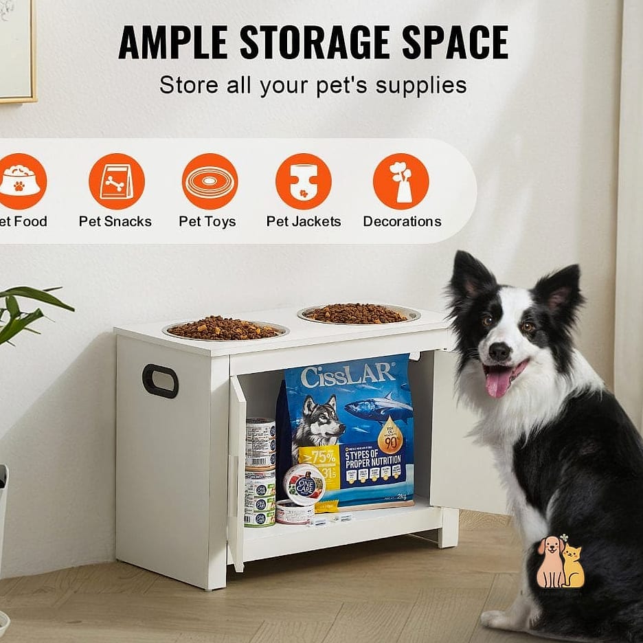 The Multi-Dog Feeding Organization Wall