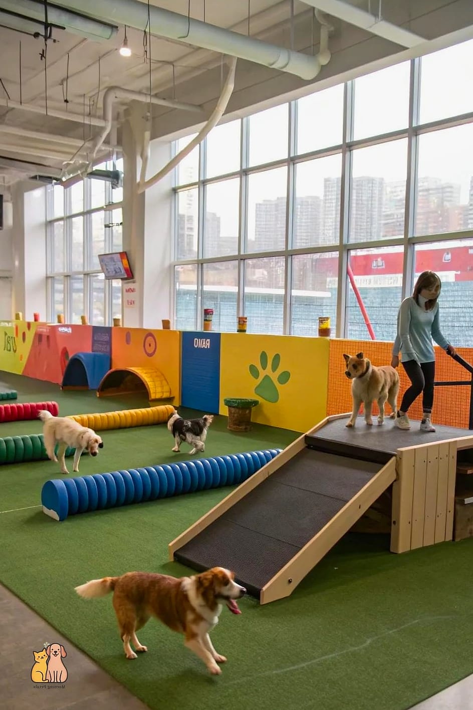 Multi-Level Potty Station for Multi-Dog Homes