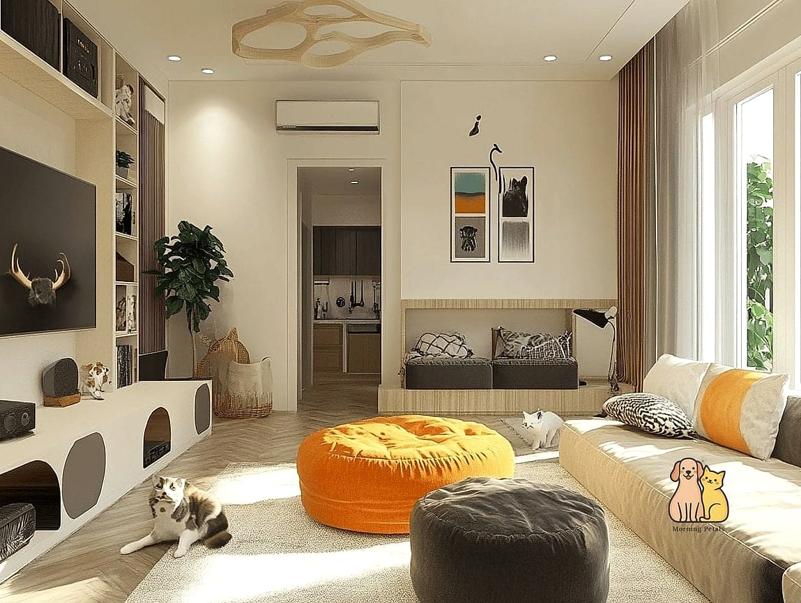 The Multi-Level Cat Shelf Wall
