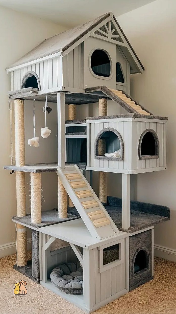 The Multi-Level Cat Tree Tower