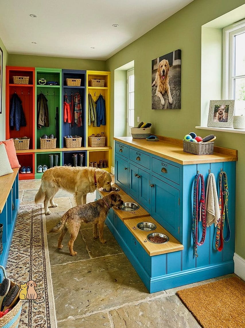 The Multi-Pet Mudroom Command Station