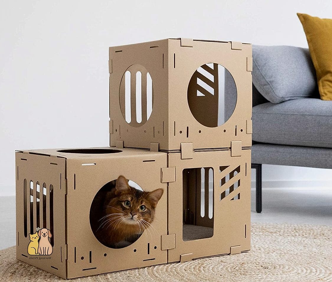 A Multi-Room Cardboard Mansion