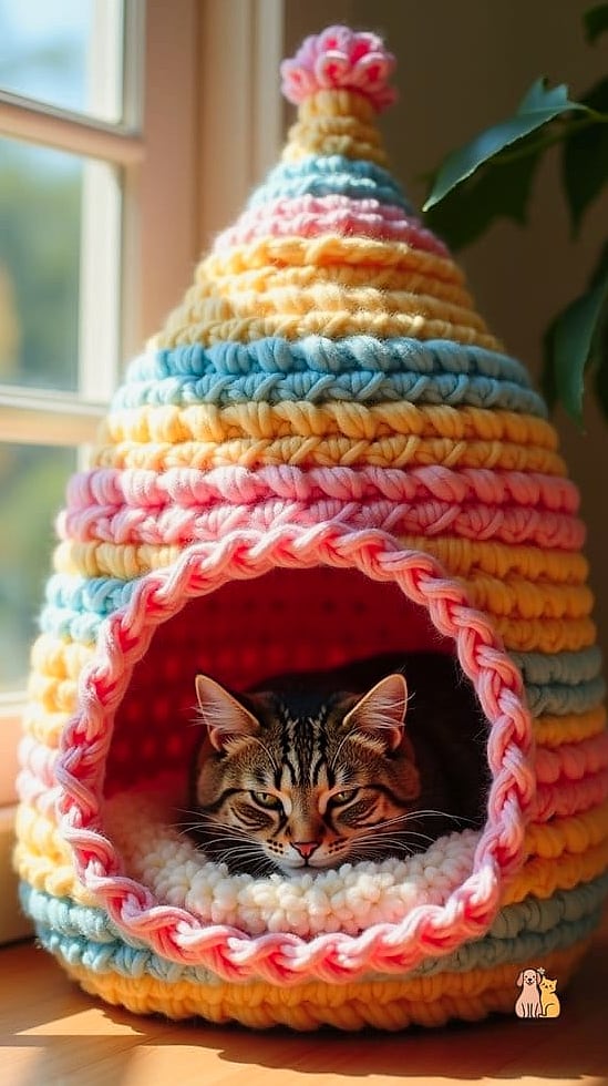 Nest with Built-In Toy Loop