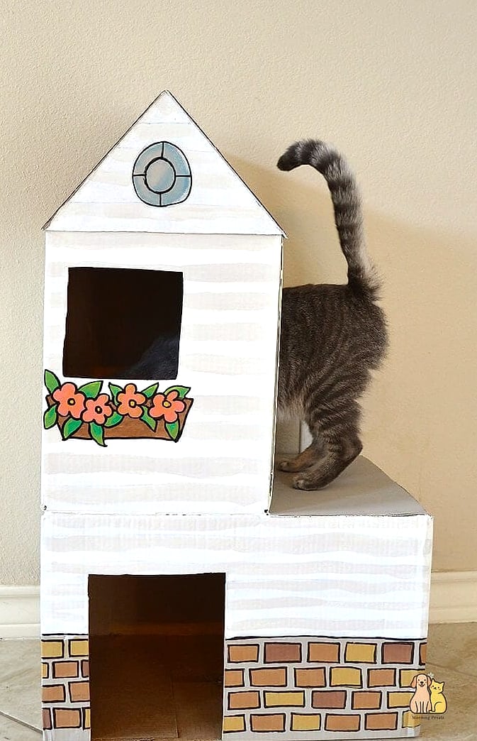45 Easy Diy Cat Condo to Try Right Now 32 The Nesting Box Condo