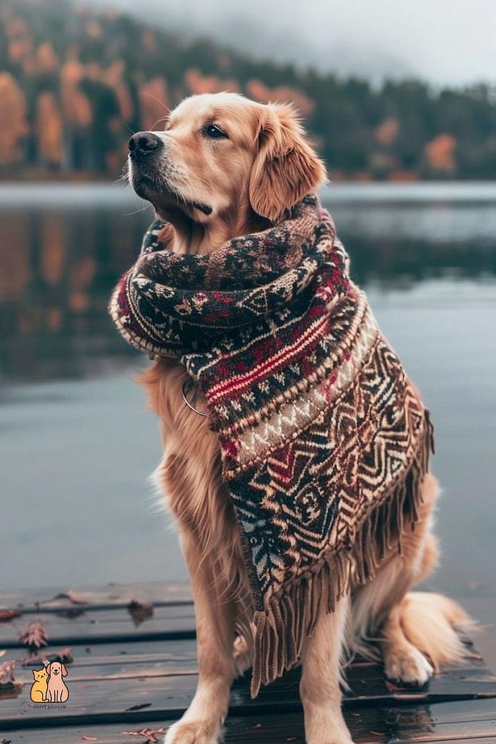 The Newfoundland in a Wool Vest