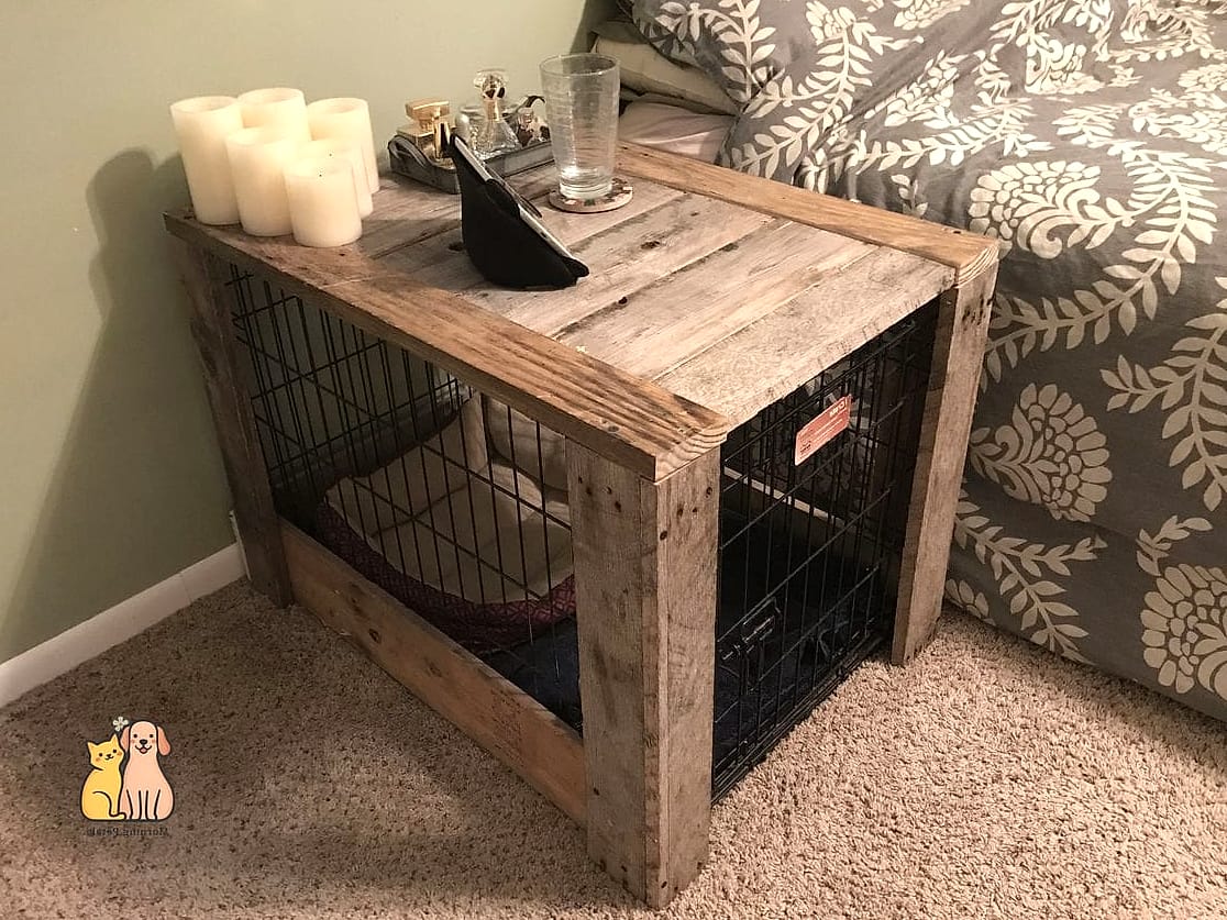23 Precious Best Dog Crates That Prove Pets Are the Best 16 The Nightstand Crate