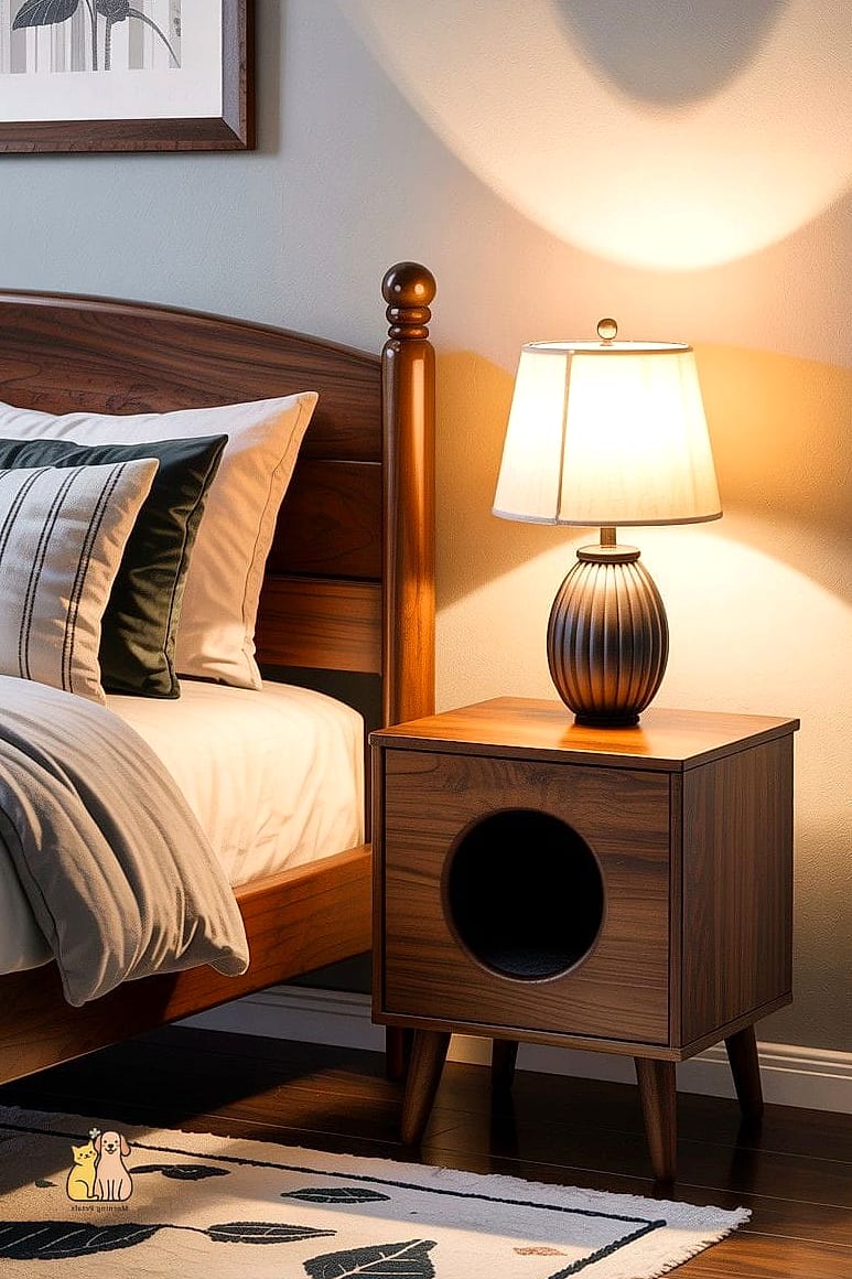 The Nightstand-Height Cat Tower