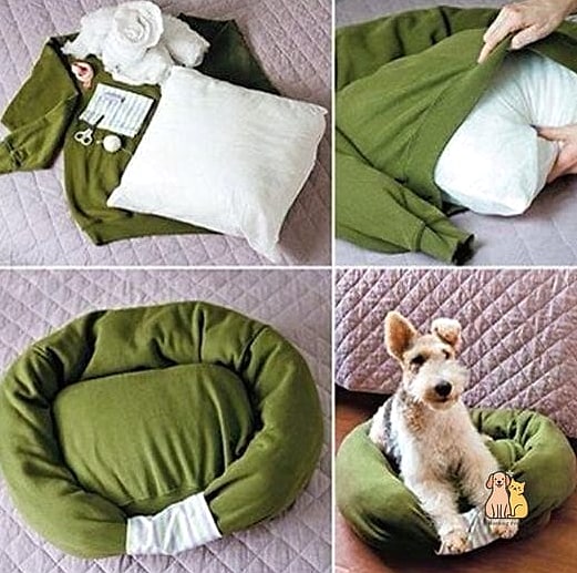 7. Old T-Shirt Memory Pillow Bed