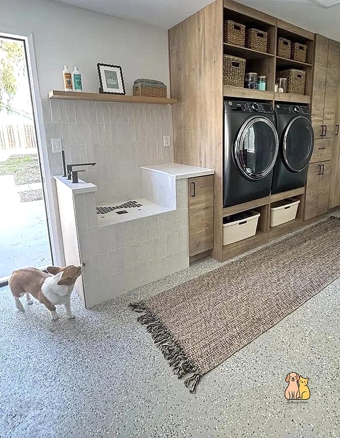 Open Shelving for Pet Supplies