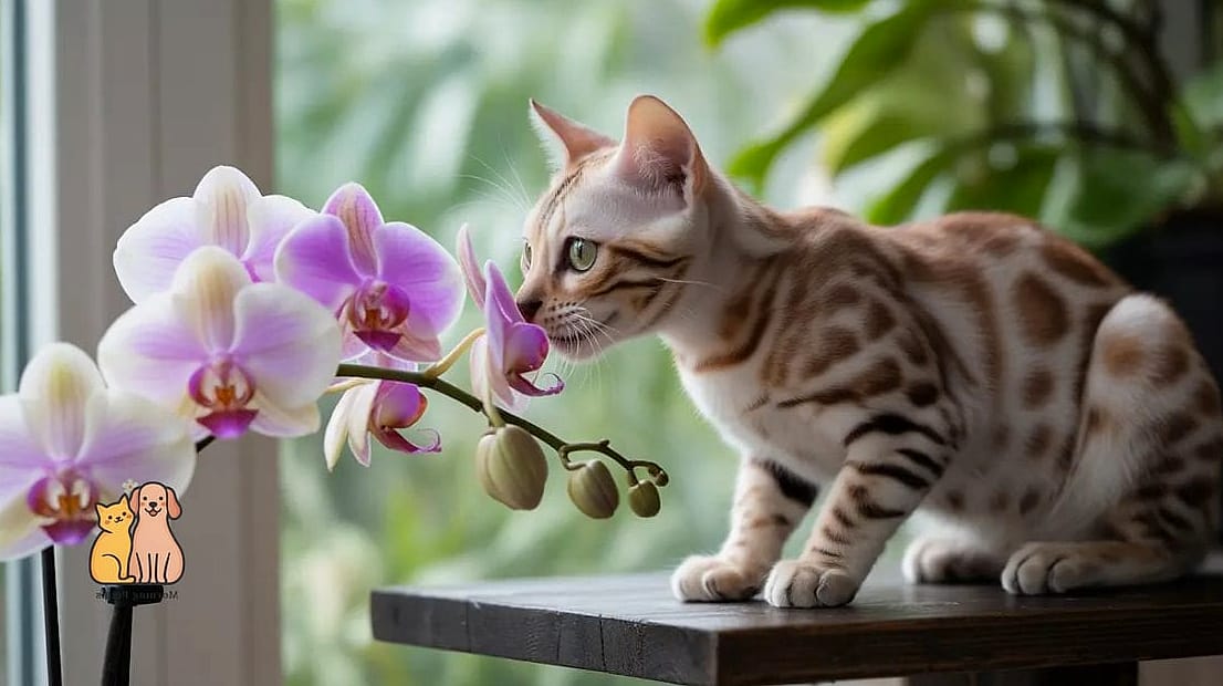 The Orchid Elegance Cat Perch