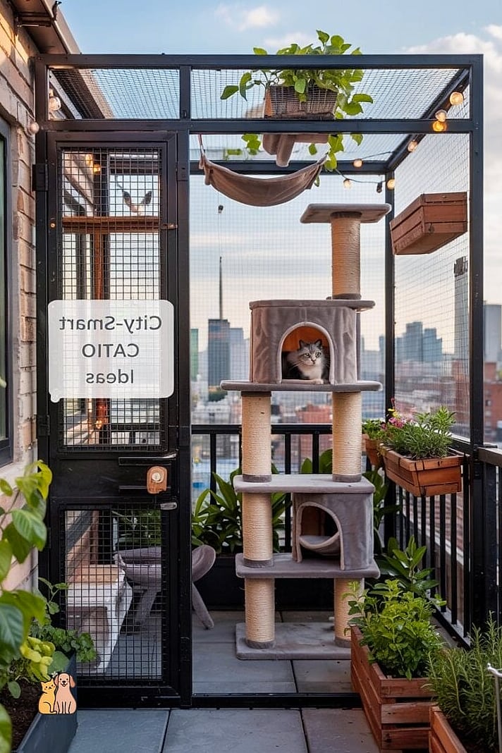 35 Precious Cool Cat Trees That Prove Pets Are the Best 35 The Outdoor Catio Tree