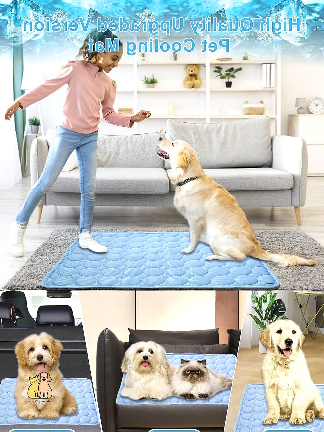 21 Cute Pet Cooling Mats For Summer That Prove Pets Are the Best 7 The Outdoor Cooling Mat for Patios and Decks