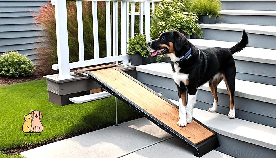 30 Incredible Best Pet Stairs Guaranteed to Make You Smile 6 Outdoor Deck and Porch Stairs