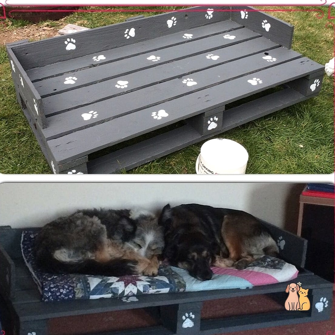 The Outdoor Pallet Wood Dog House