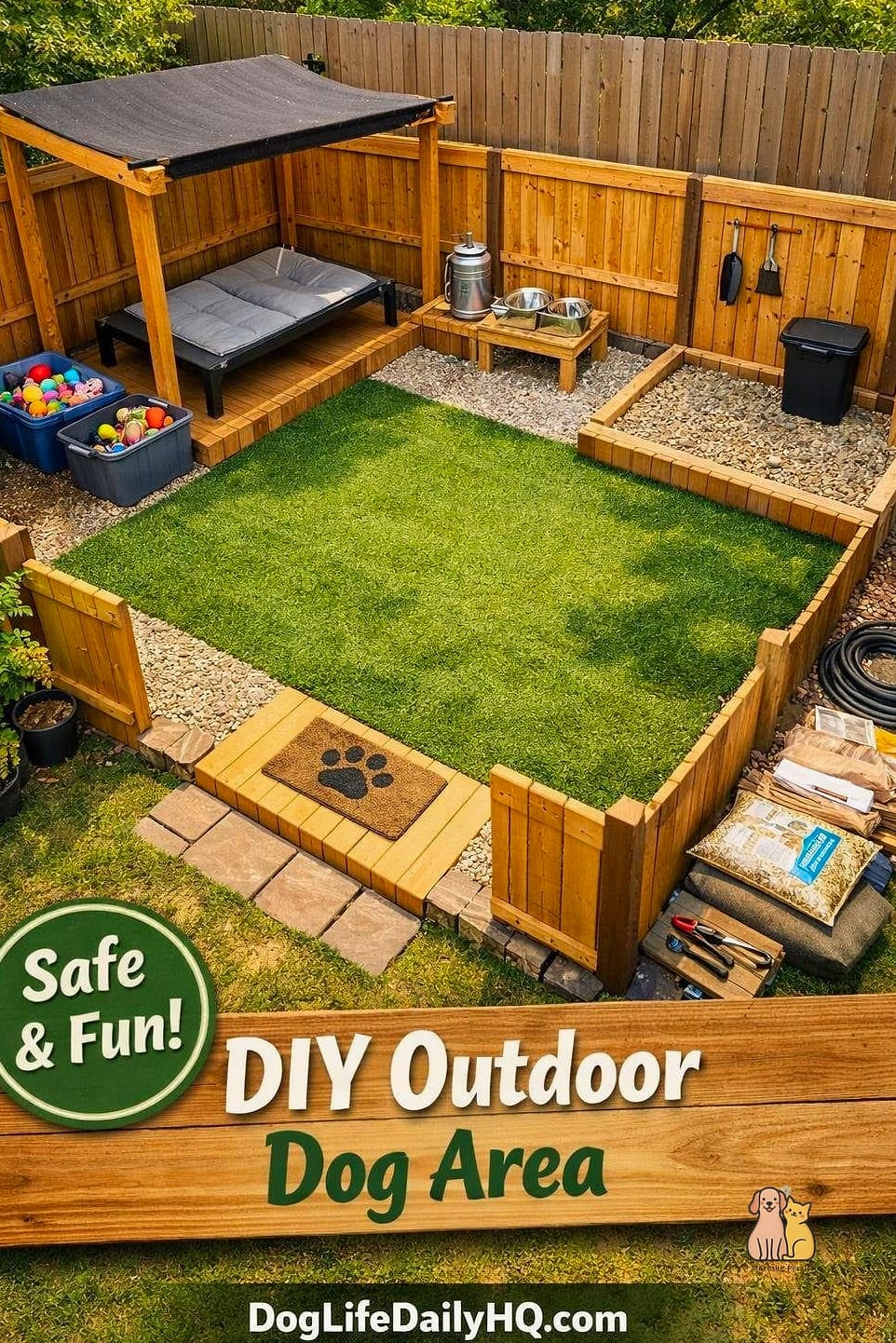 The Outdoor Waterproof Dog Bed