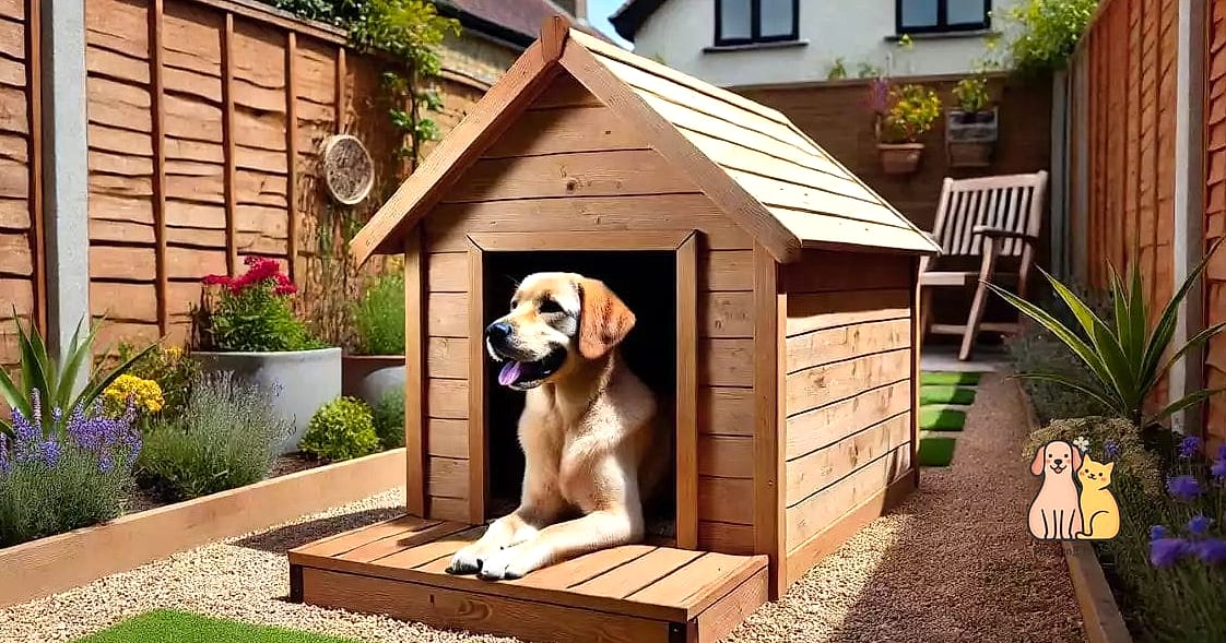 The Outdoor Wooden Dog Washing Station