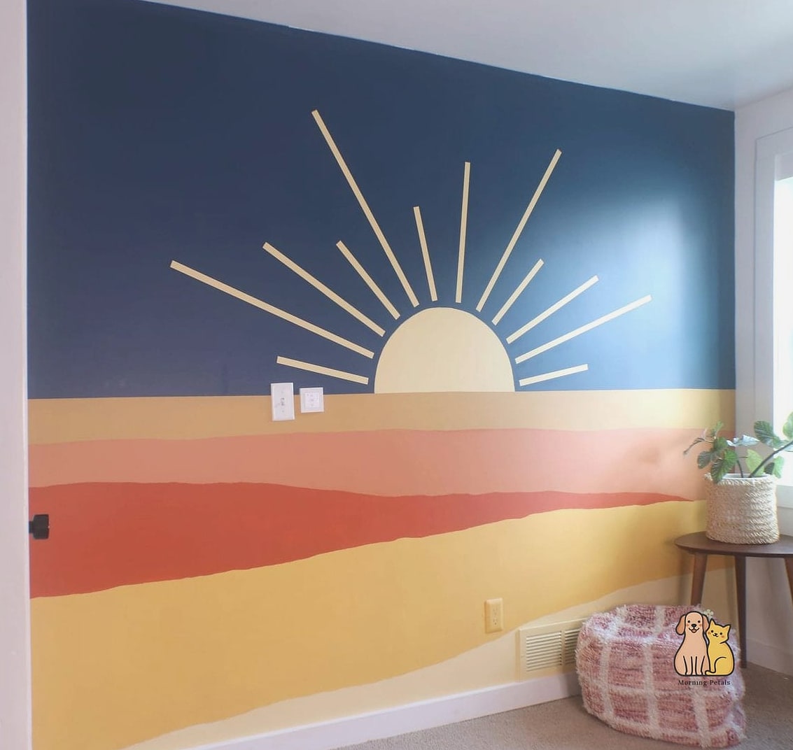 The Painted Sunset Gradient Shelf