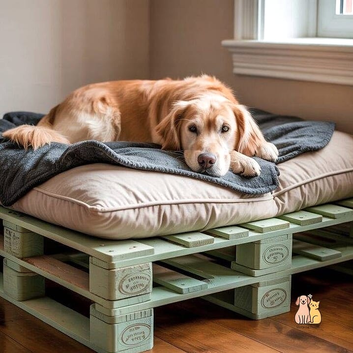 23 Budget-friendly Dog Bed Ideas For Living Room That Are Going Viral 9 The Pallet Dog Bed