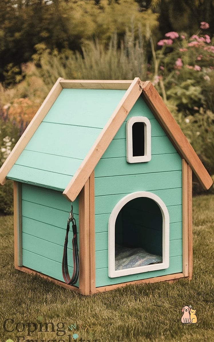 The Pallet House Painted Like a Tiny Home