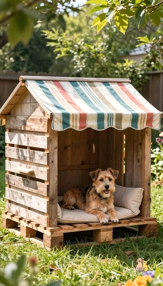 The Pallet House with a Wraparound Porch