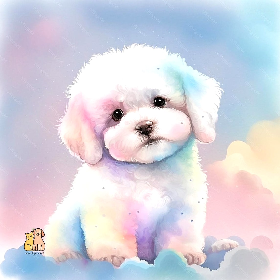 21 Adorable Retractable Dog Leashes That Will Make Your Day 2 The Pastel Rainbow Retractable Leash