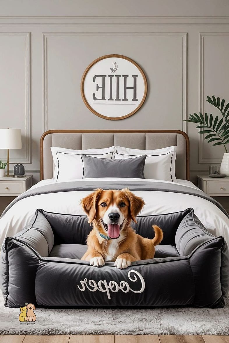 19 Adorable Dog Bed Under Stairs Guaranteed to Make You Smile 19 Personalized Dog Bedroom With Name Details