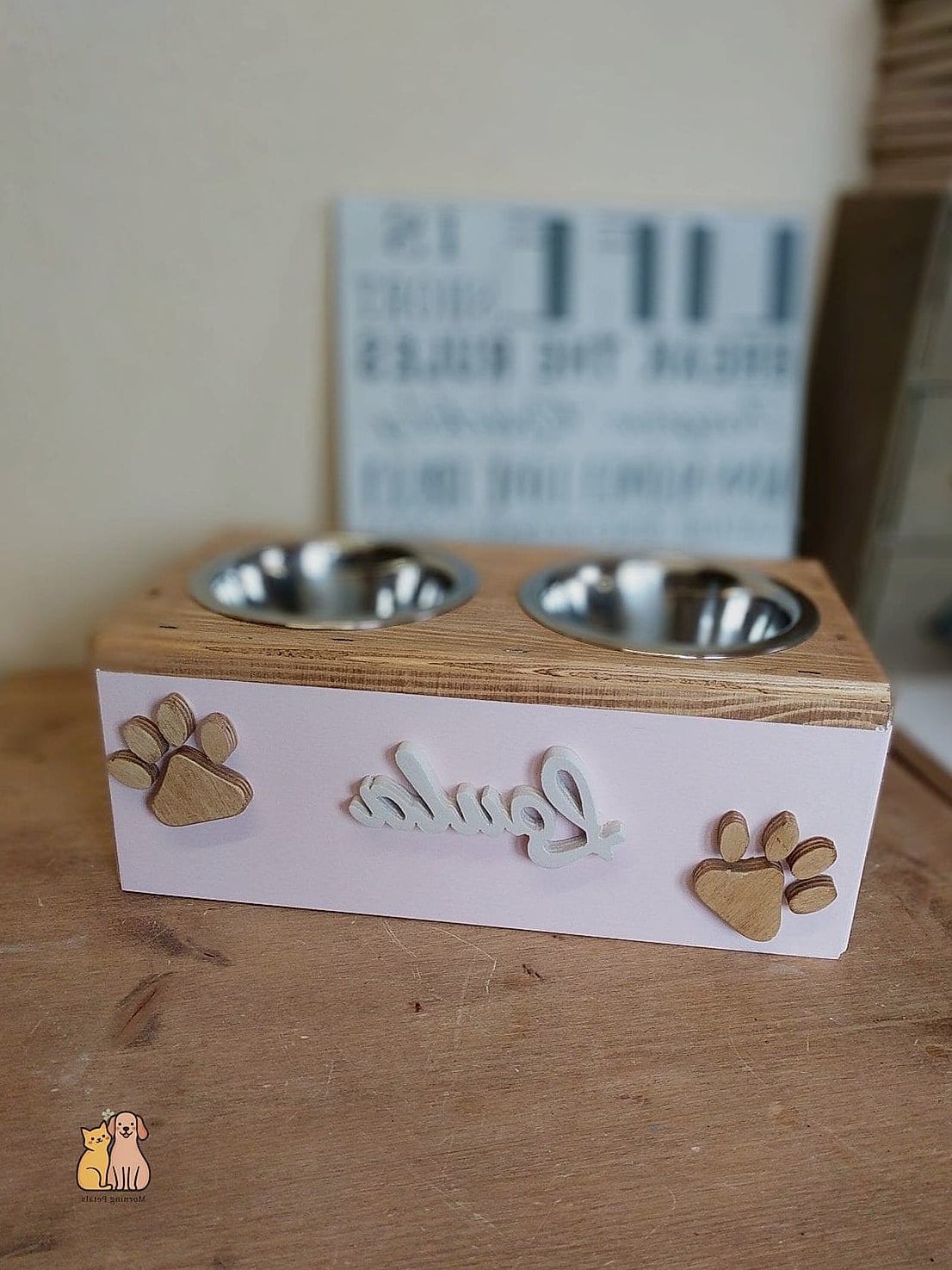 Personalized Dog Feeding Station