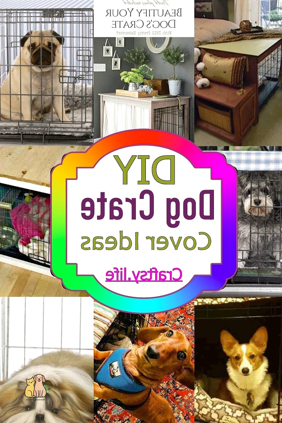 20 Brilliant Diy Dog Crates That Are Totally Worth It 21 The Personalized Dog Crate With Name Sign