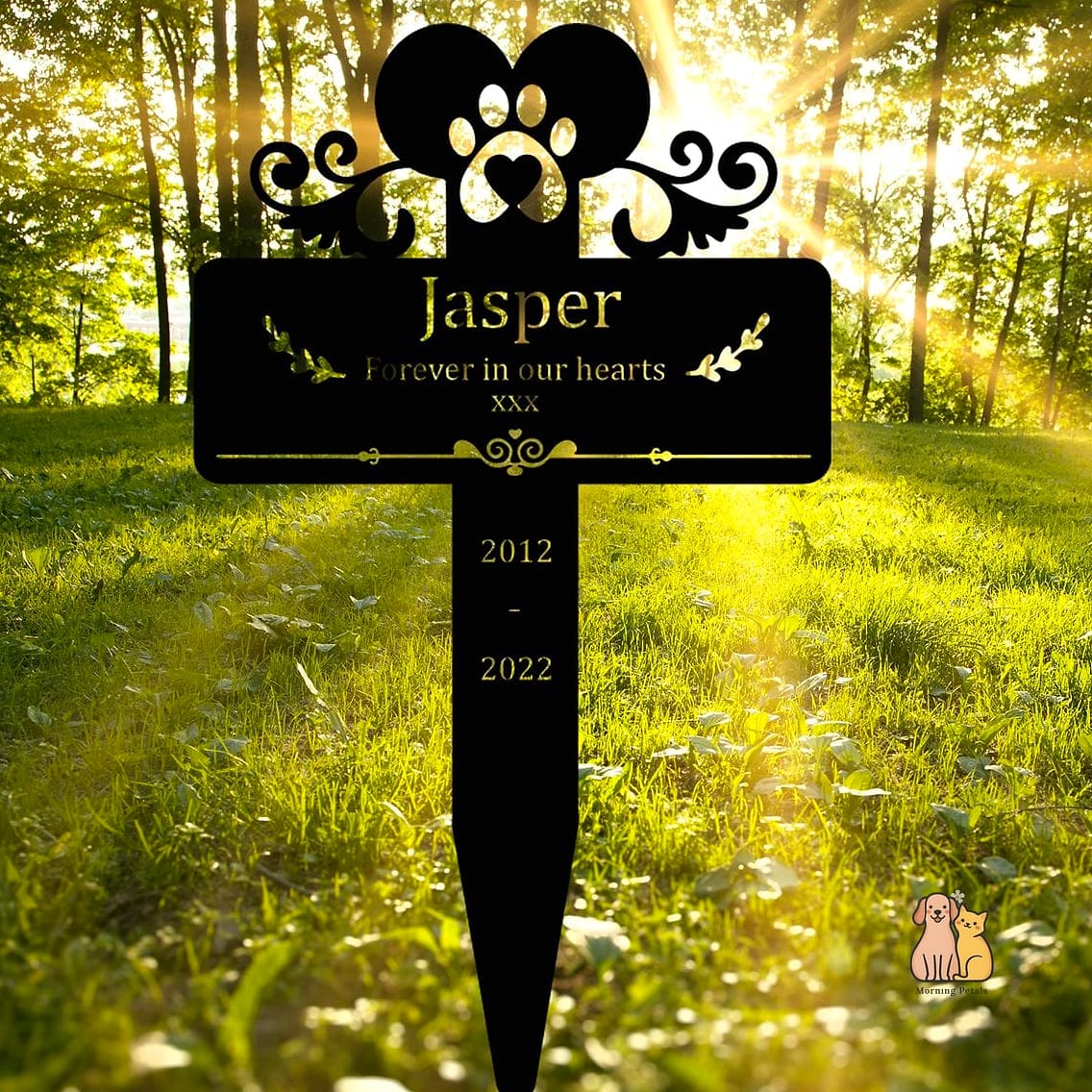 The Personalized Pet Urn Garden Marker