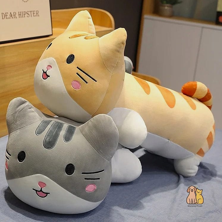 23 Heartwarming Giant Cat Shaped Beds That Will Make Your Day 15 The Plush Cat Head Pillow Bed