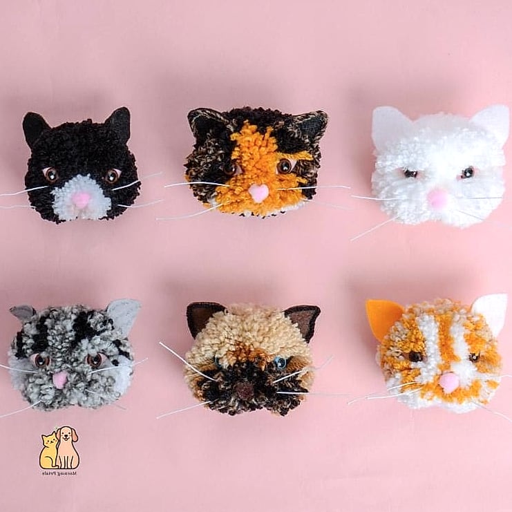 Pom-Pom Catnip Balls