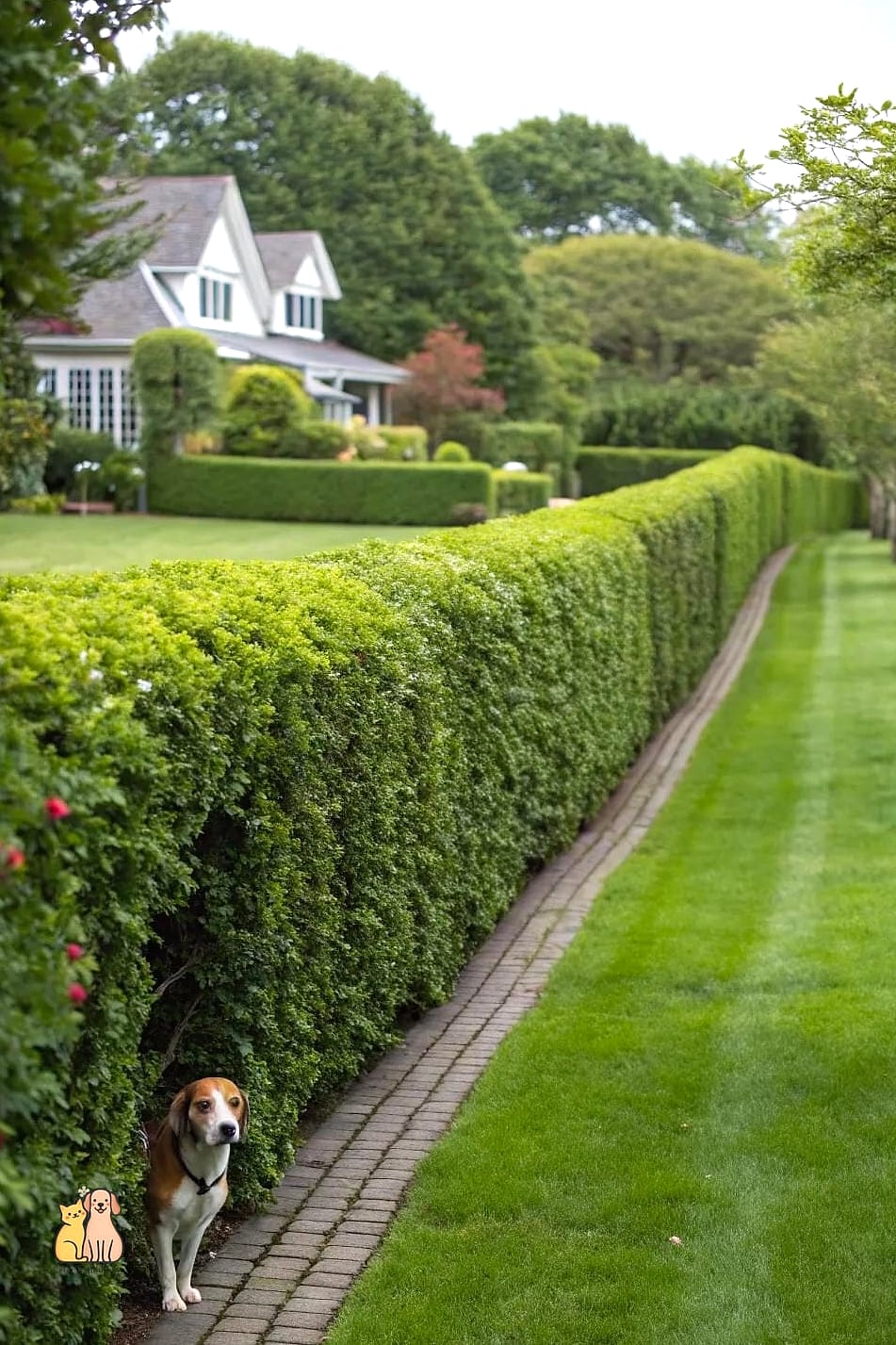 23 Precious Dog Yard Landscaping That Will Restore Your Faith in the World 19 A Privacy Hedge Along the Fence Line