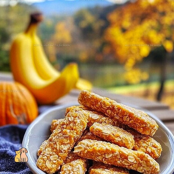 21 Creative Pumpkin Dog Treats Your Pet Will Beg For More 6 Pumpkin Banana Soft Chews