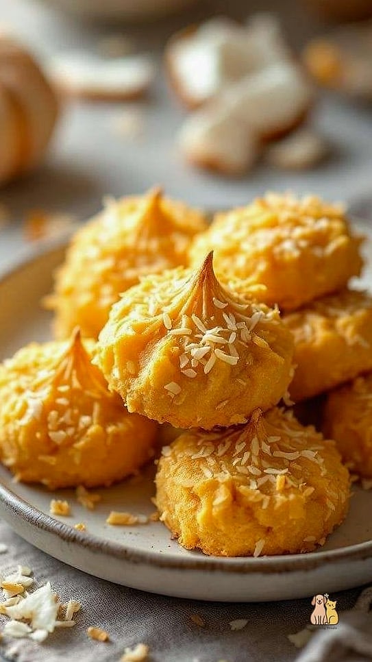 21 Creative Pumpkin Dog Treats Your Pet Will Beg For More 9 Pumpkin Coconut Drops