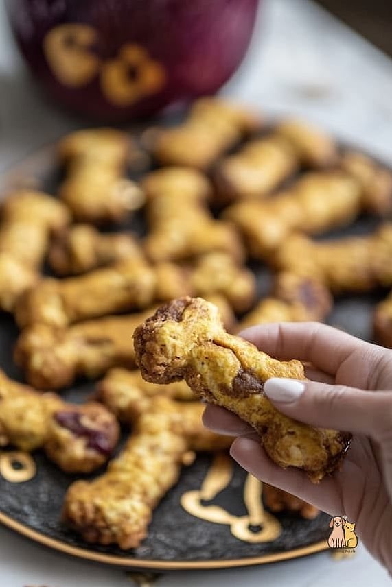 21 Creative Pumpkin Dog Treats Your Pet Will Beg For More 20 Pumpkin Turkey and Cranberry Cookies