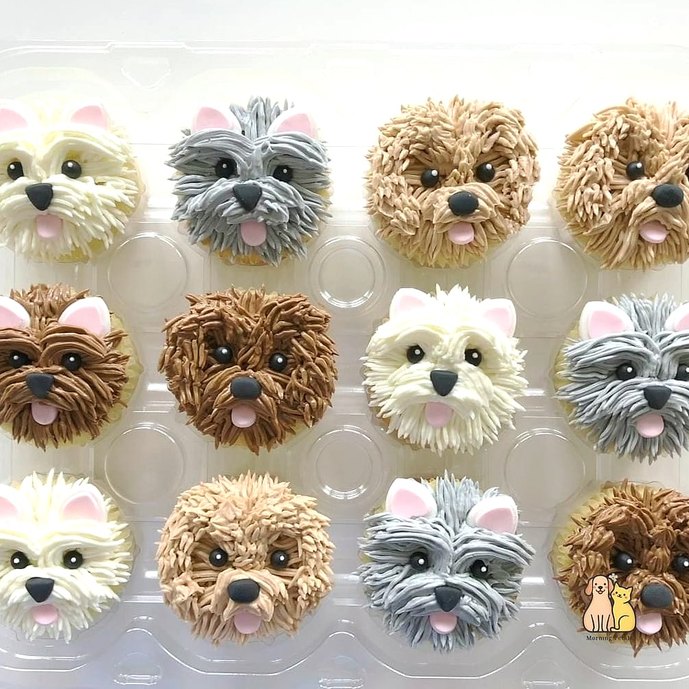 Puppy Cupcake Tower