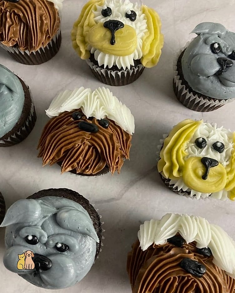 Puppy Face Cupcakes