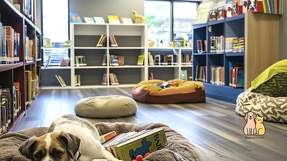 The Puppy Library Corner
