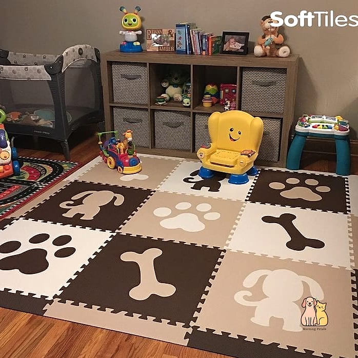 The Puppy Playroom With Foam Tiles