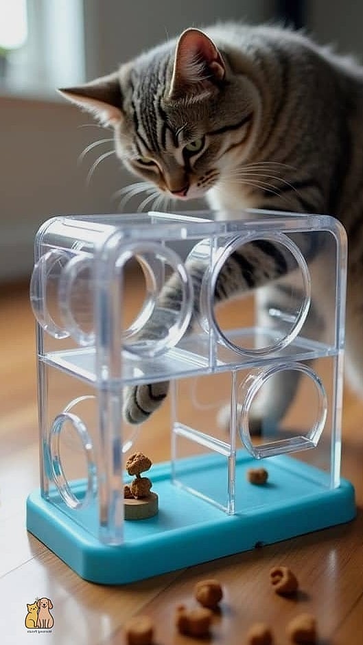 The Puzzle Feeder Climbing Wall