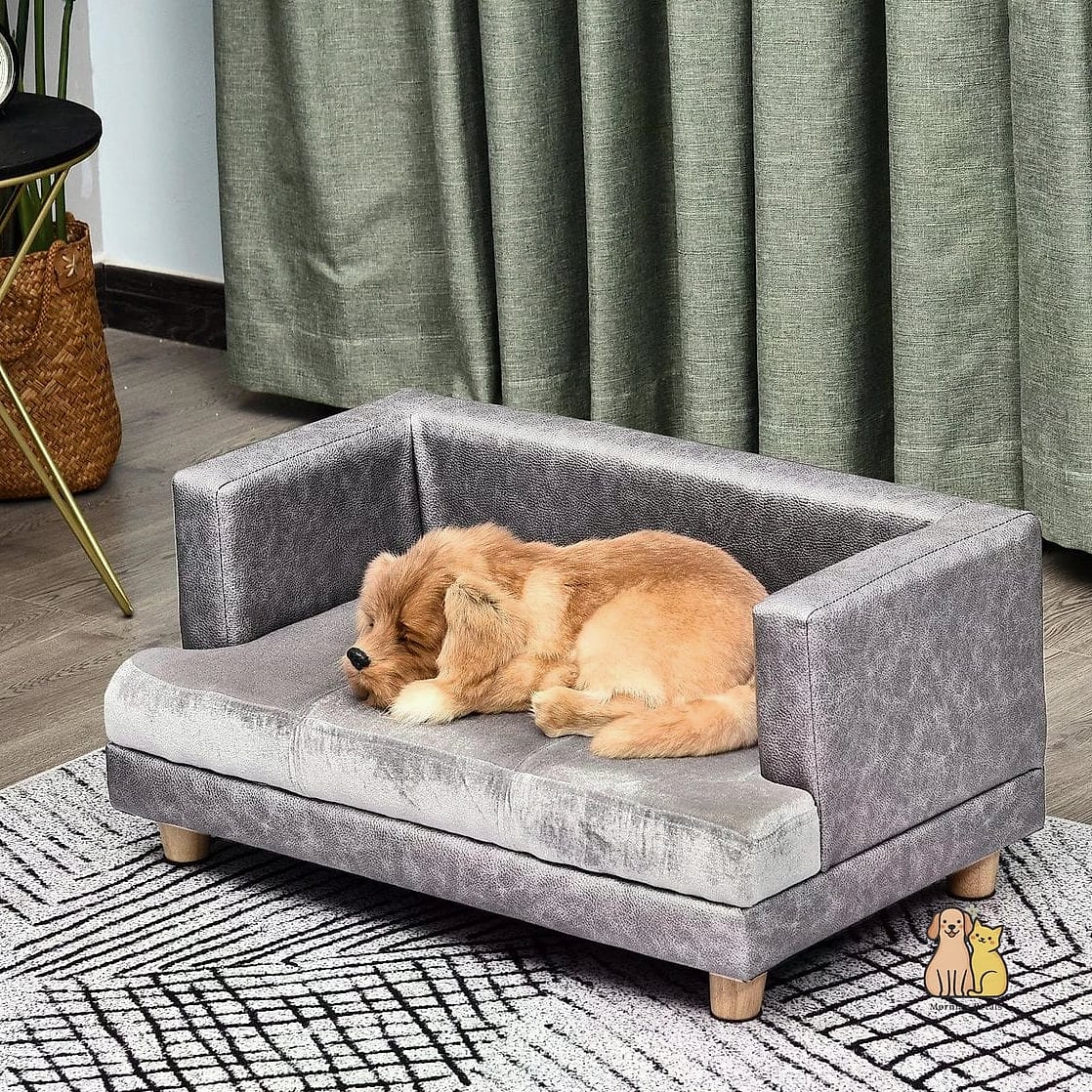 23 Budget-friendly Dog Bed Ideas For Living Room That Are Going Viral 19 The Raised Sofa Side Dog Bed